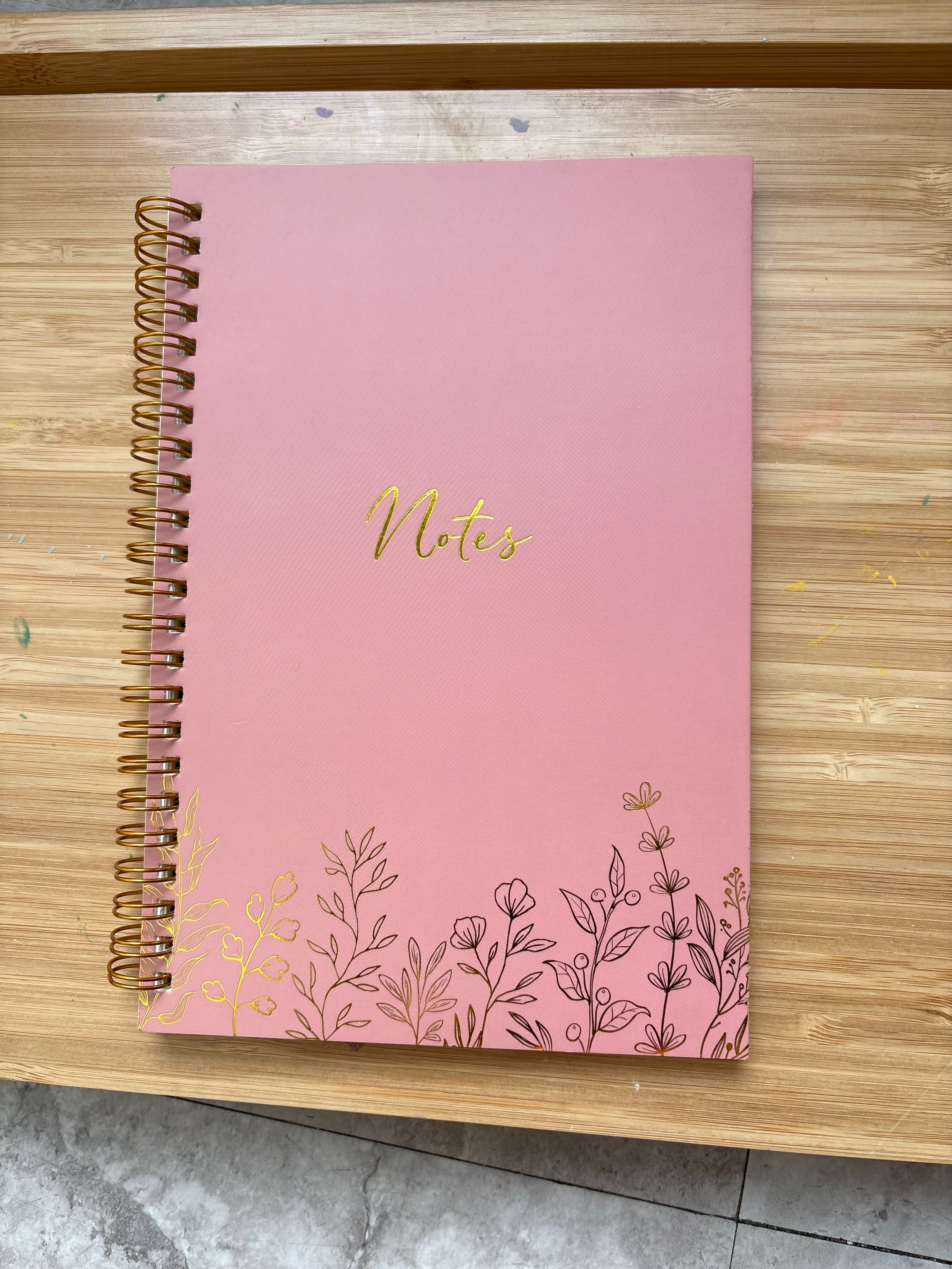 Grace Notes-Aesthetic Spiral Notebook
