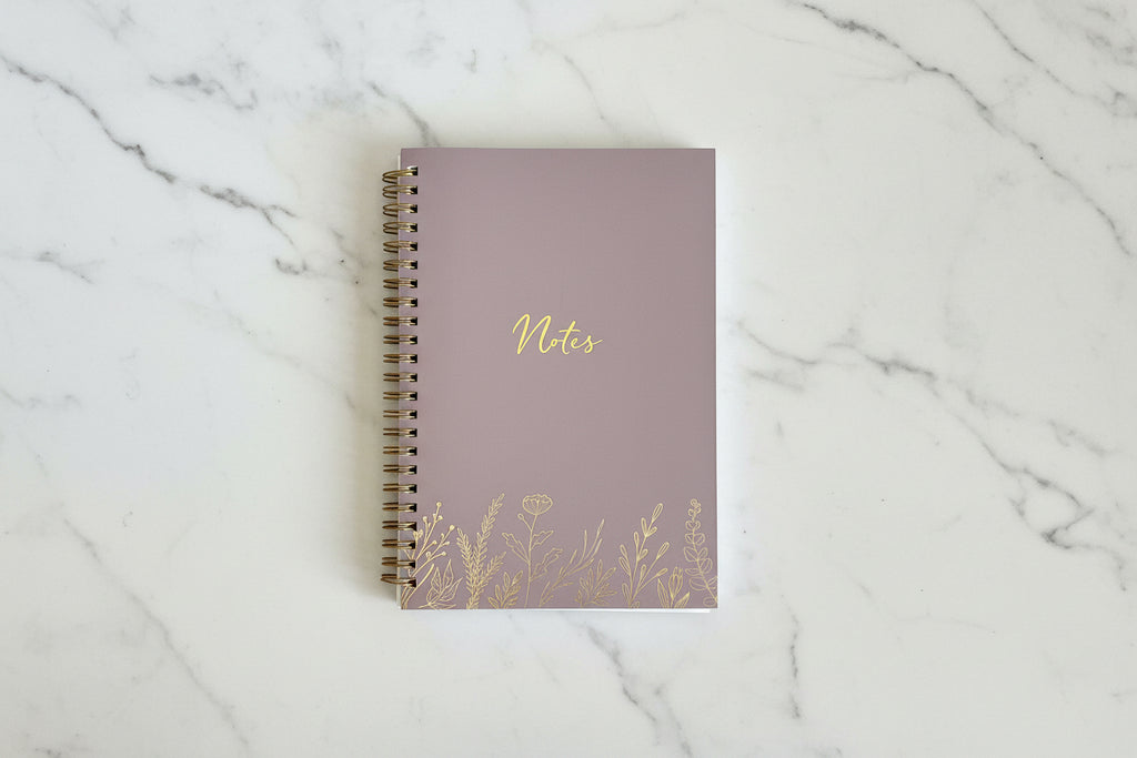 Grace Notes-Aesthetic Spiral Notebook
