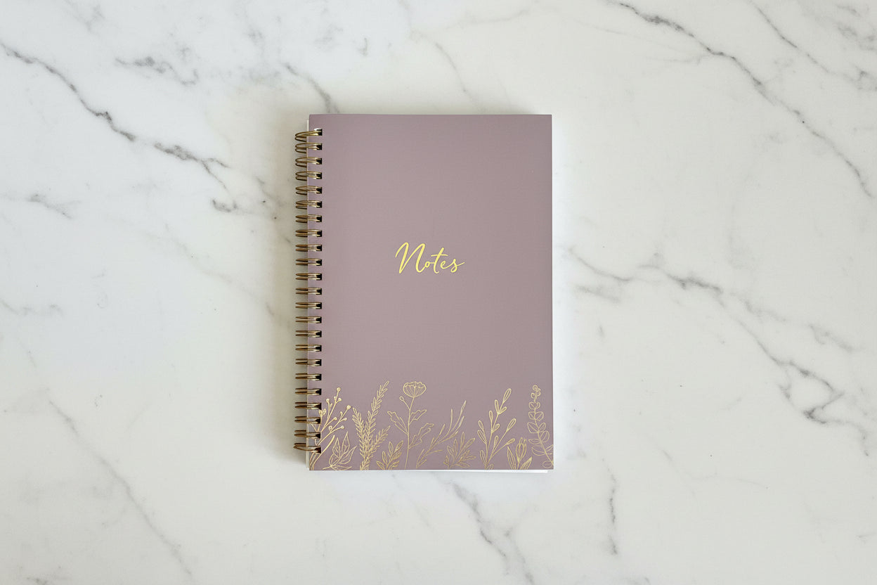 Grace Notes-Aesthetic Spiral Notebook