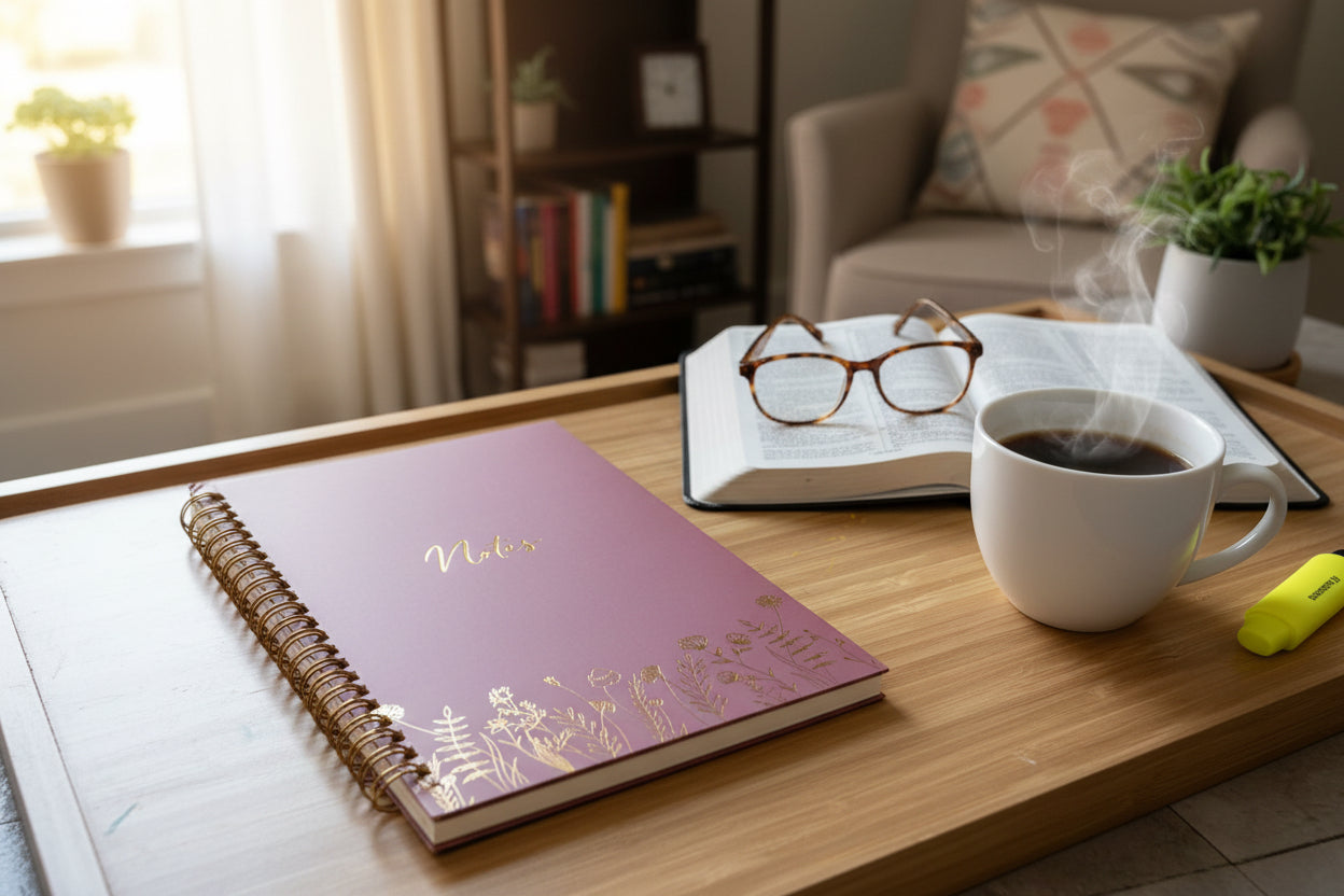 Grace Notes-Aesthetic Spiral Notebook